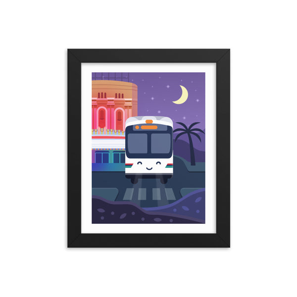 AC Transit Oakland Print (Framed)