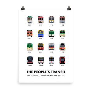 San Francisco – The People's Transit Print