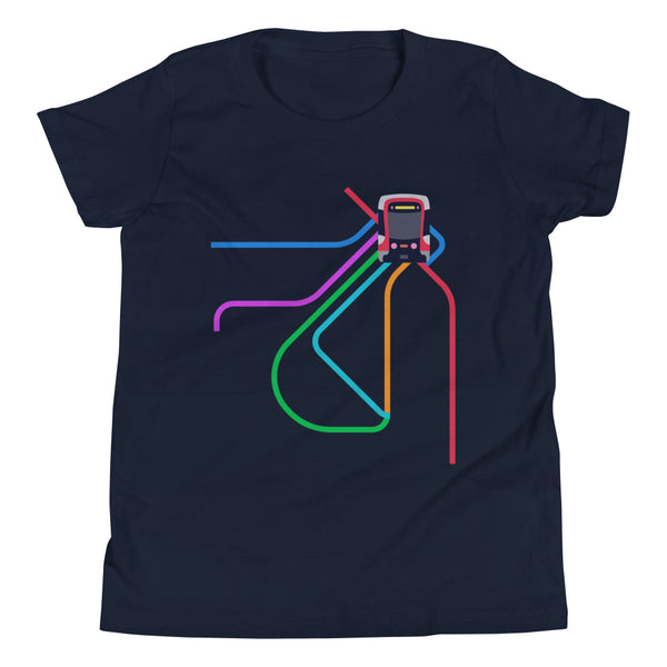 (8yrs – 12yrs) Muni Metro Map 2021 Shirt