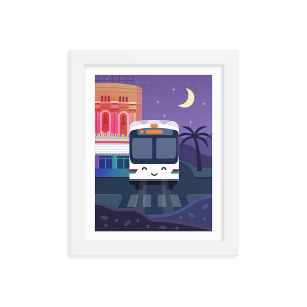AC Transit Oakland Print (Framed)