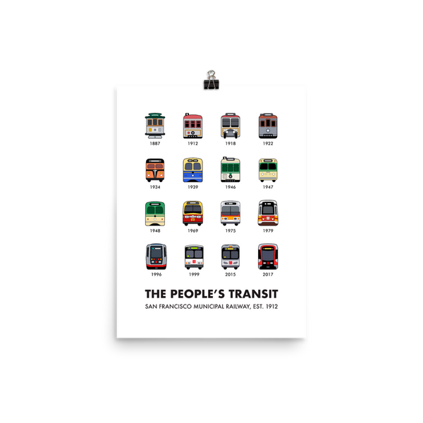 San Francisco – The People's Transit Print