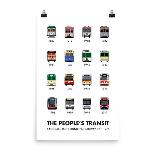 San Francisco – The People's Transit Print