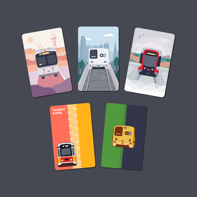 Transit Card Stickers