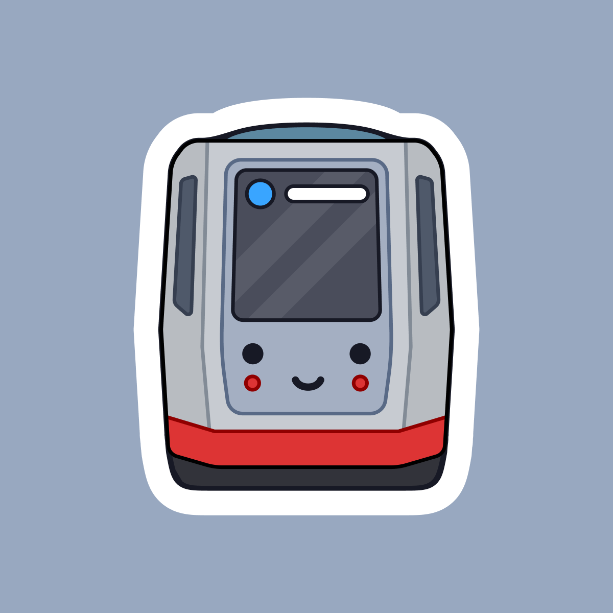 Happy Muni Metro Train Sticker – Transit Supply