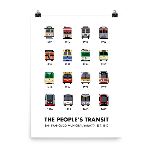 San Francisco – The People's Transit Print
