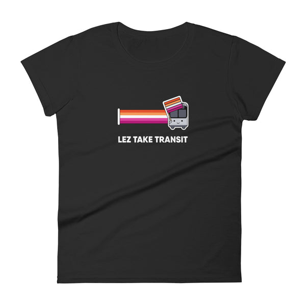 Lez Take Transit Shirt: Bus – Women's