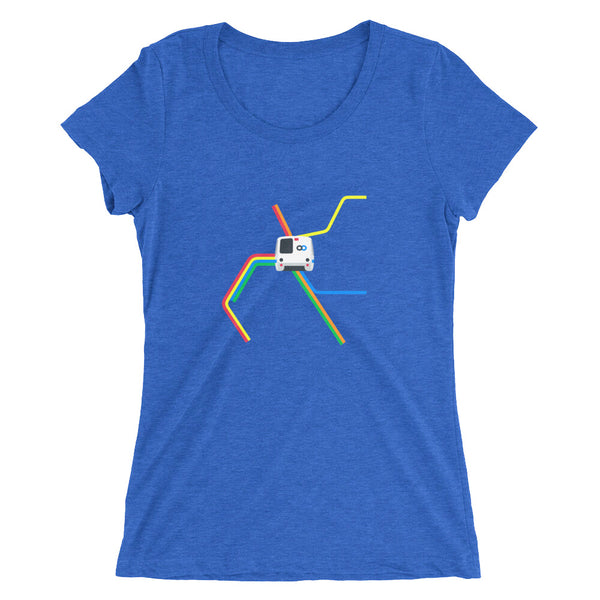 BART Car + Map Shirt – Women's