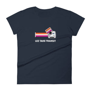 Lez Take Transit Shirt: BART – Women's
