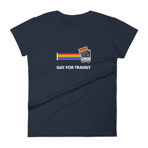 Gay for Transit Shirt: Bus – Women's