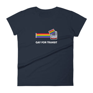 Gay for Transit Shirt: Muni Metro – Women's