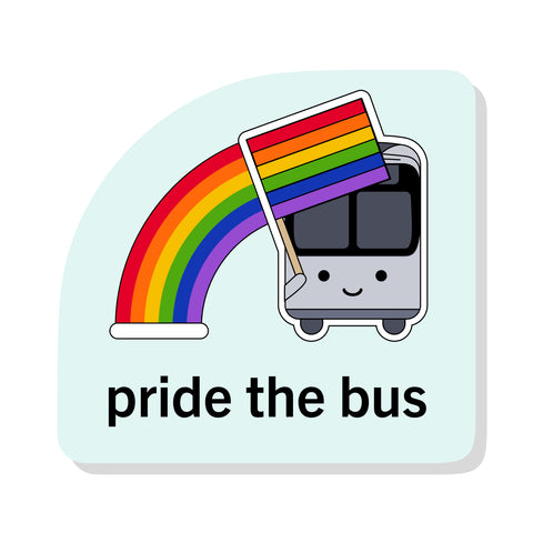 Pride the Bus Sticker