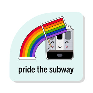 Pride the Subway Sticker
