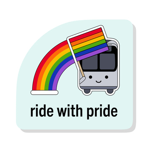 Ride With Pride Sticker
