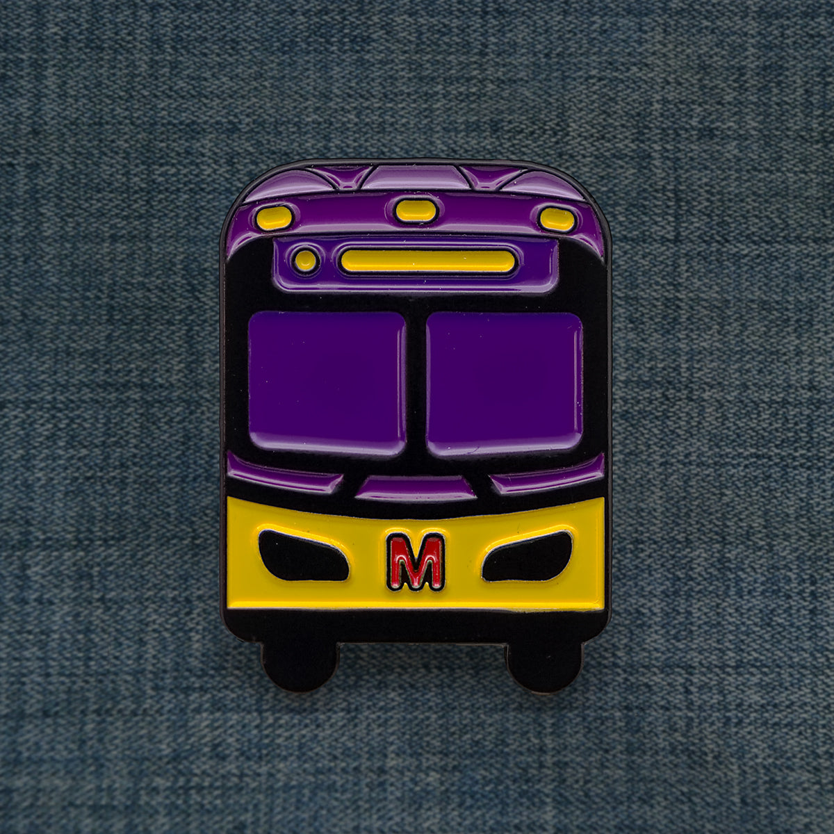 Seattle Purple Bus Pin