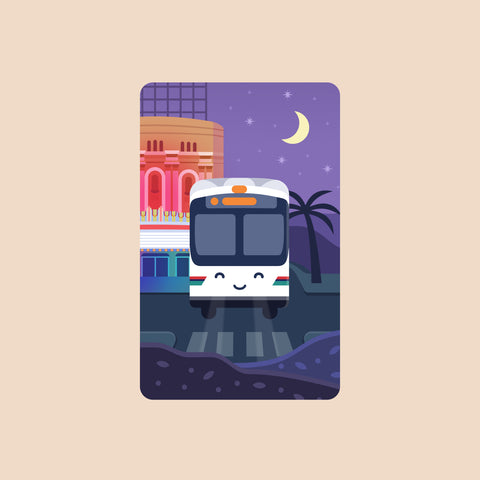 AC Transit Bus Transit Card Sticker