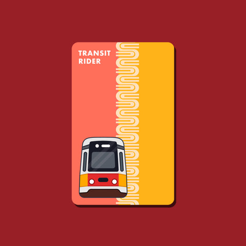 Retro Muni Fast Pass Transit Card Sticker