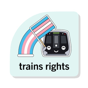 Train’s Rights Sticker: DC Metro