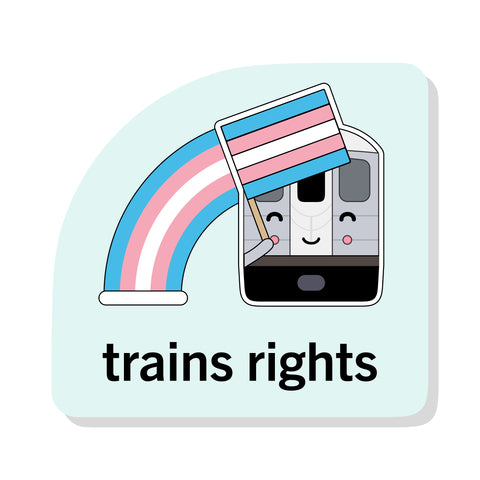 Train’s Rights Sticker: NYC